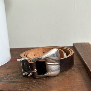 Vintage leather belt